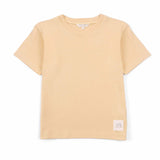 Bambu Oversize Çocuk Tişört Sarı - Little Gusto - 