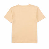Bambu Oversize Çocuk Tişört Sarı - Little Gusto - 