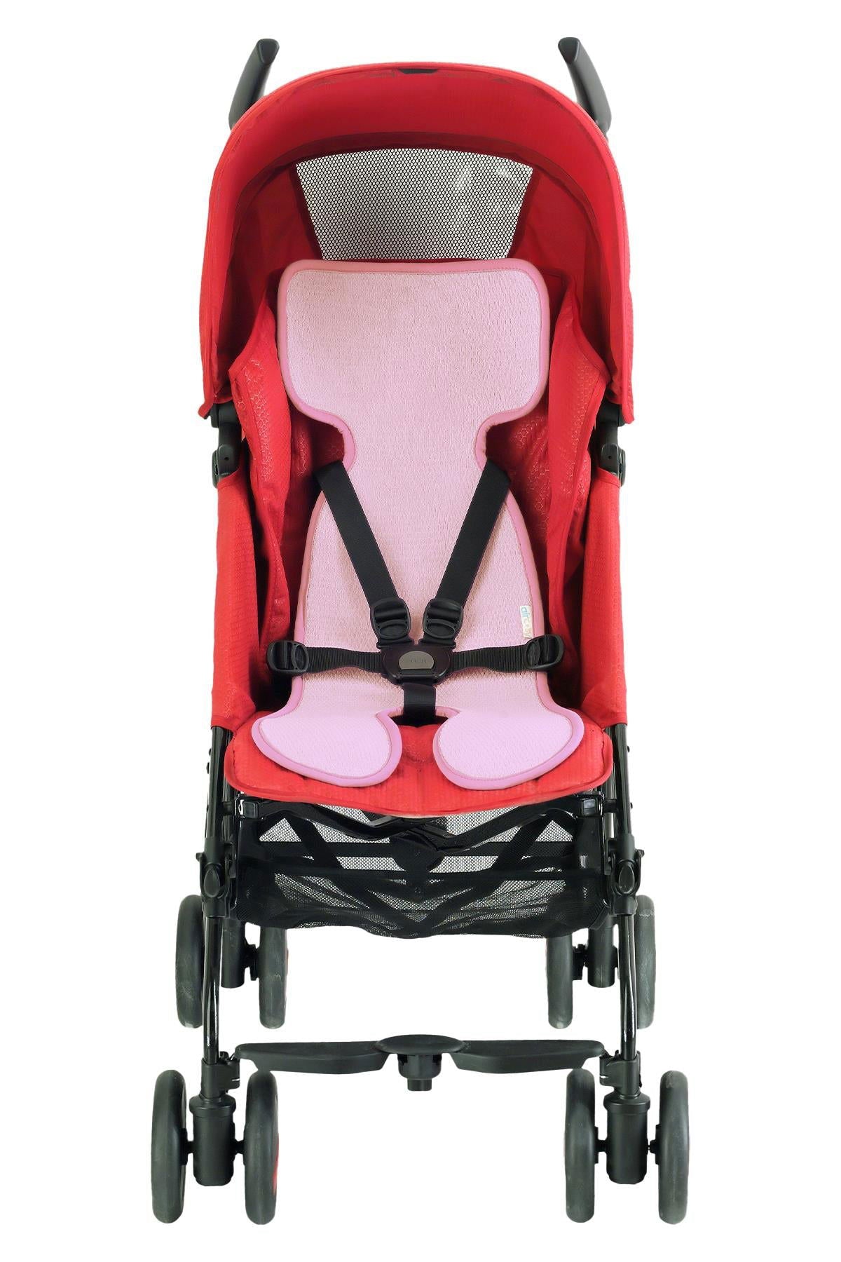 Bebek Arabası Minderi Pembe Bebek Arabası Aksesuarı Little Gusto