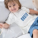 Organik Pamuk Bebek Takımı Mavi Takım Little Gusto