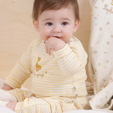 Sophie la girafe 2'li Uzun Kollu Organik Pamuk Zıbın