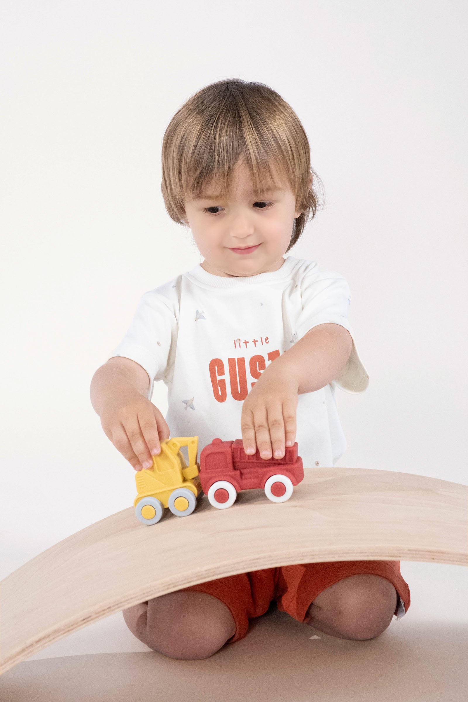 Organik Pamuk Bebek Takımı Turuncu Takım Little Gusto