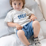 Organik Pamuk Bebek Takımı Mavi Takım Little Gusto