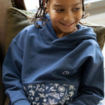 Cepli Kapüşonlu Sweat Çocuk Lacivert Organik Pamuk - Little Gusto - Çocuk Sweat