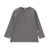 Çocuk Kaşkorse Sweatshirt Gri Organik Pamuk - Little Gusto - Çocuk Sweat