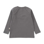 Çocuk Kaşkorse Sweatshirt Gri Organik Pamuk - Little Gusto - 