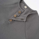 Çocuk Kaşkorse Sweatshirt Gri Organik Pamuk - Little Gusto - 