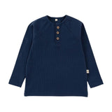 Çocuk Kaşkorse Sweatshirt Lacivert Organik Pamuk - Little Gusto - Çocuk Sweat