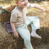 Çocuk Pantolon Yeşil Organik Pamuk - Little Gusto - Çocuk Pantolon