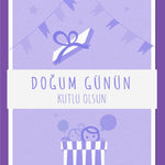Doğum Günü Kartı Hediye Kutusu - Little Gusto - Hediye Kartı