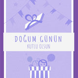Doğum Günü Kartı Hediye Kutusu - Little Gusto - Hediye Kartı