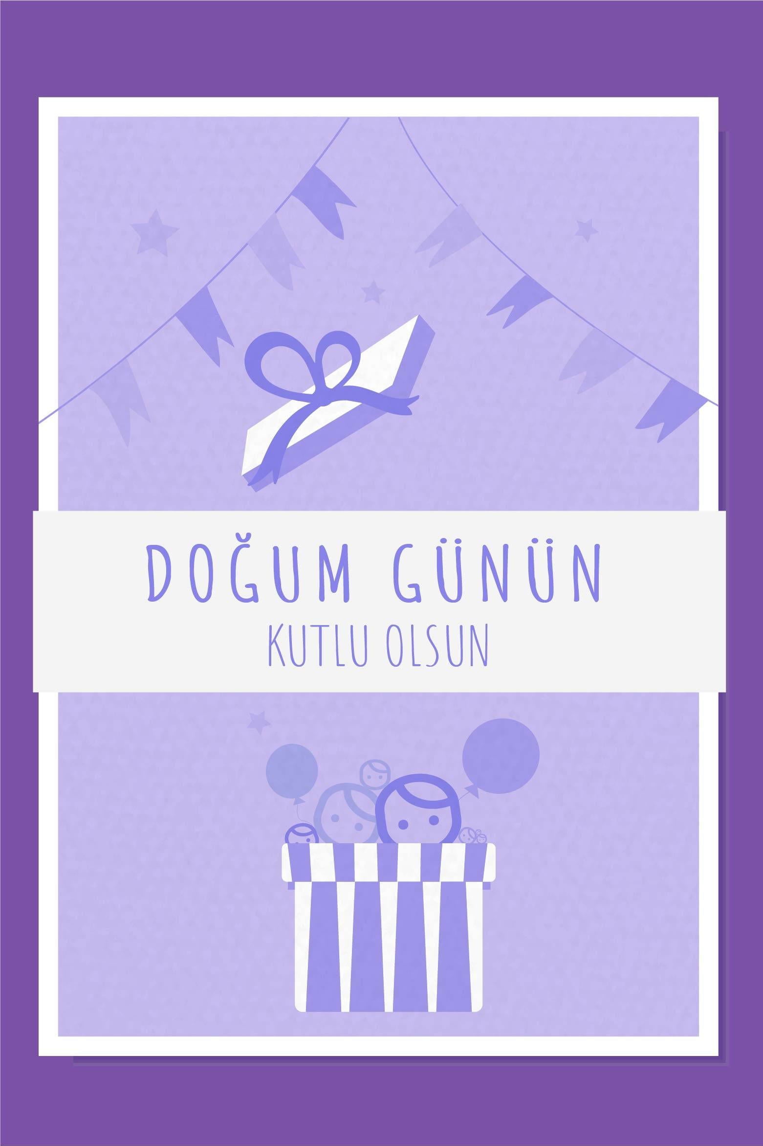 Doğum Günü Kartı Hediye Kutusu - Little Gusto - Hediye Kartı