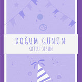 Doğum Günü Kartı Kukuleta - Little Gusto - Hediye Kartı