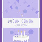 Doğum Günü Kartı Pasta - Little Gusto - Hediye Kartı