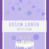 Doğum Günü Kartı Pasta - Little Gusto - Hediye Kartı