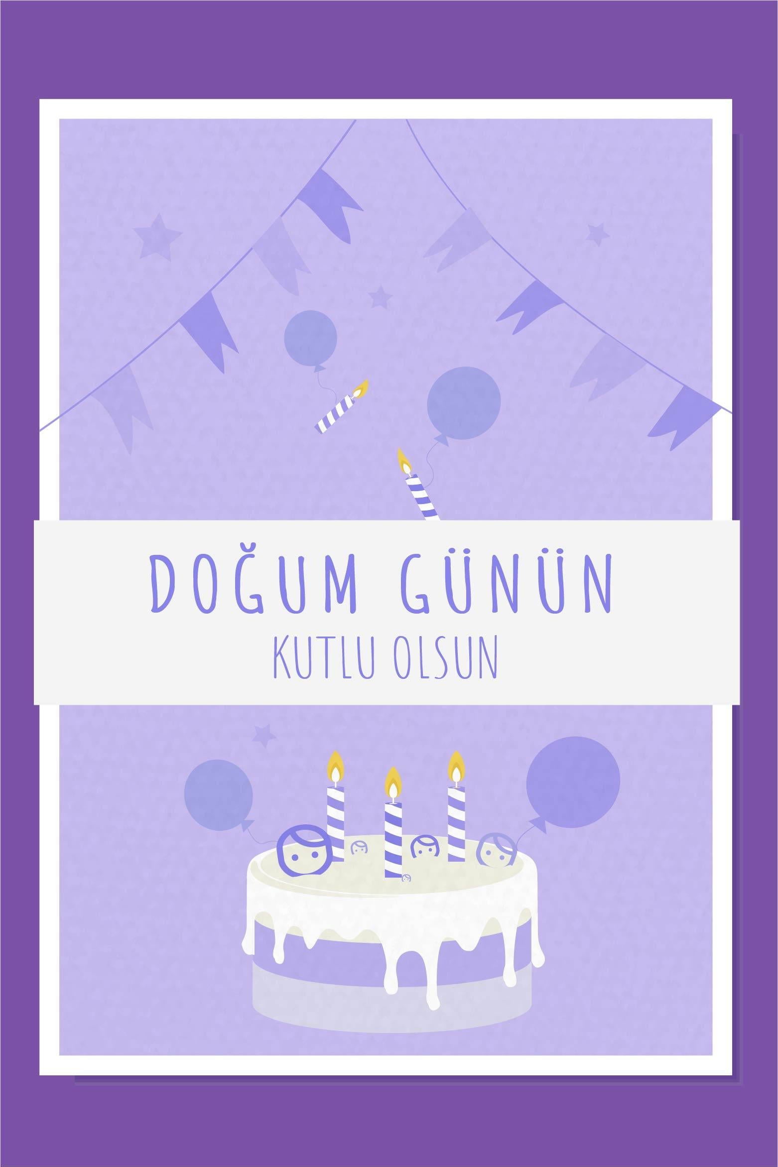Doğum Günü Kartı Pasta - Little Gusto - Hediye Kartı