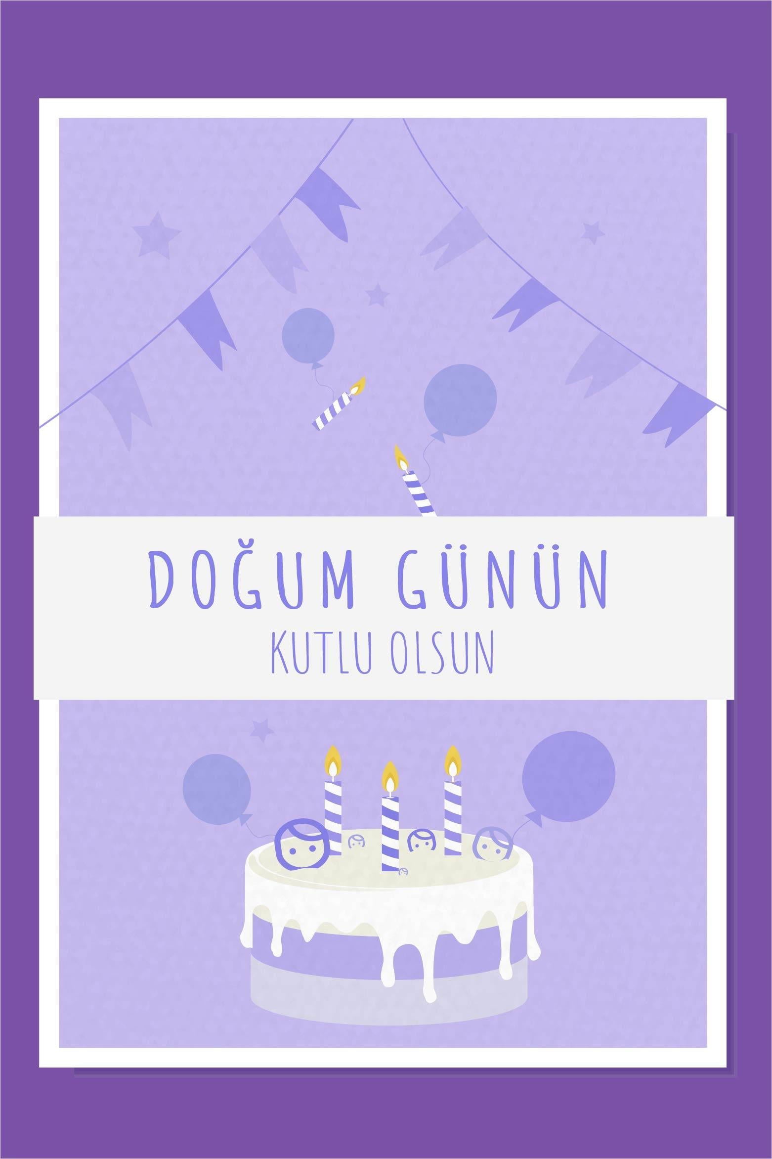 Doğum Günü Kartı Pasta - Little Gusto - Hediye Kartı