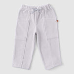 Fitilli Kadife Bebek Pantolon Gri - Little Gusto