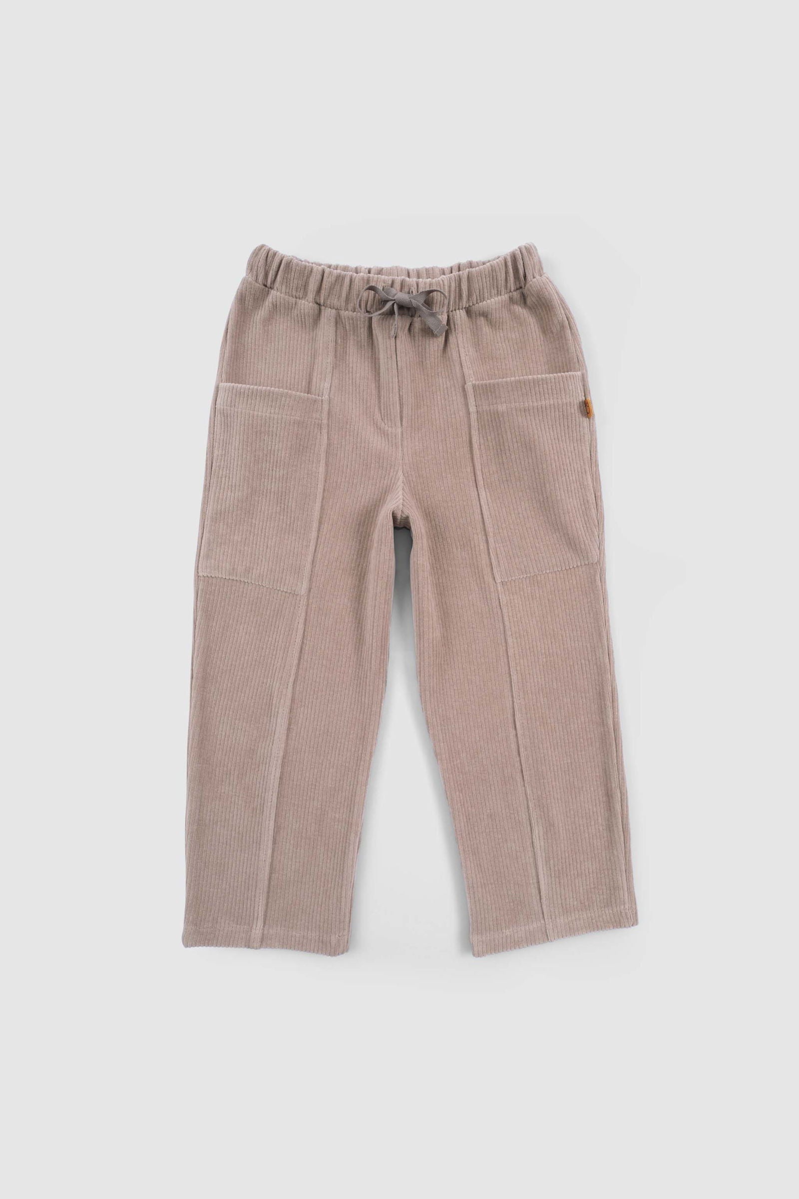 Fitilli Kadife Bebek Pantolon Kahve - Little Gusto