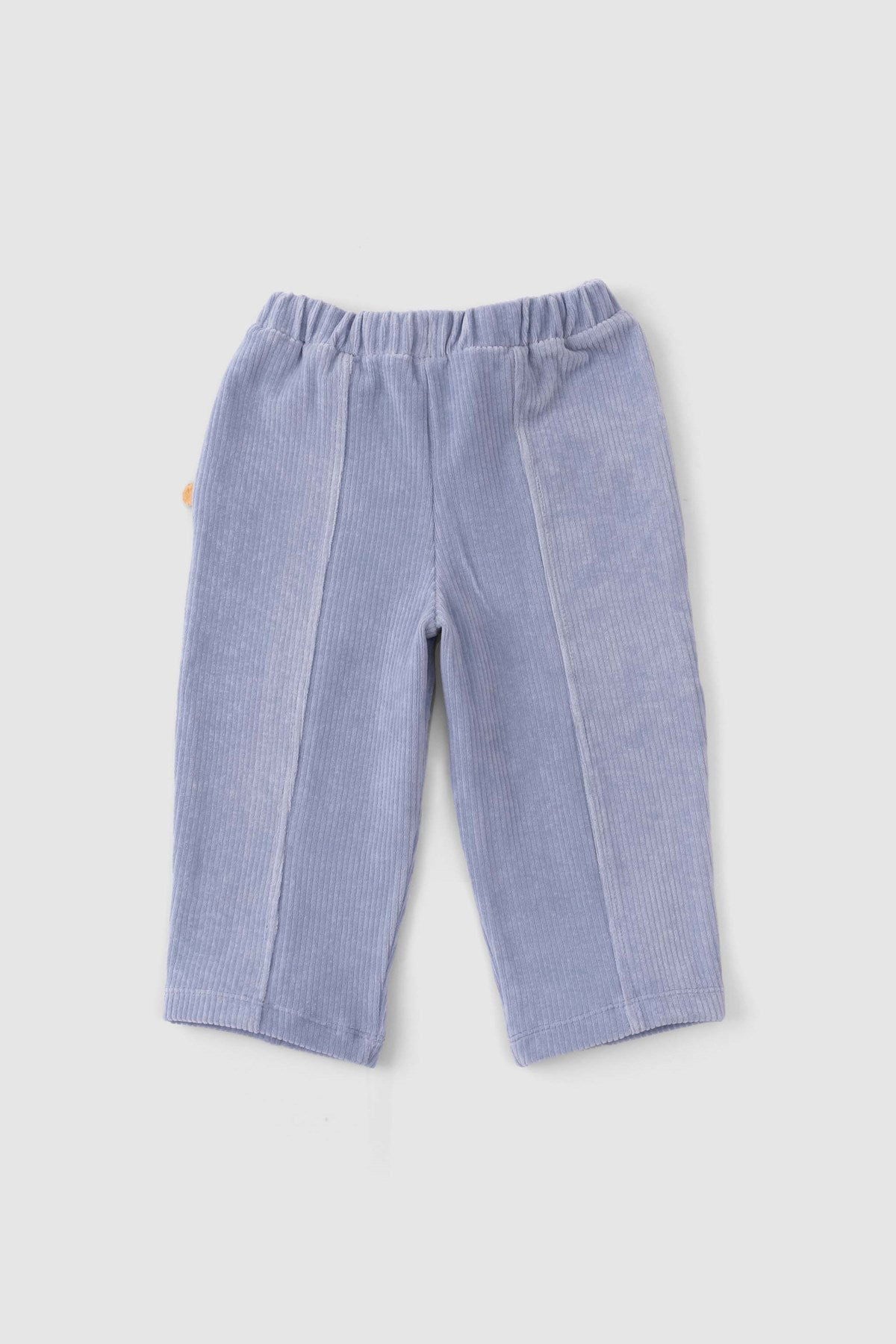Fitilli Kadife Bebek Pantolon Mavi - Little Gusto