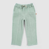 Fitilli Kadife Bebek Pantolon Yeşil - Little Gusto - 