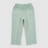 Fitilli Kadife Bebek Pantolon Yeşil - Little Gusto - 
