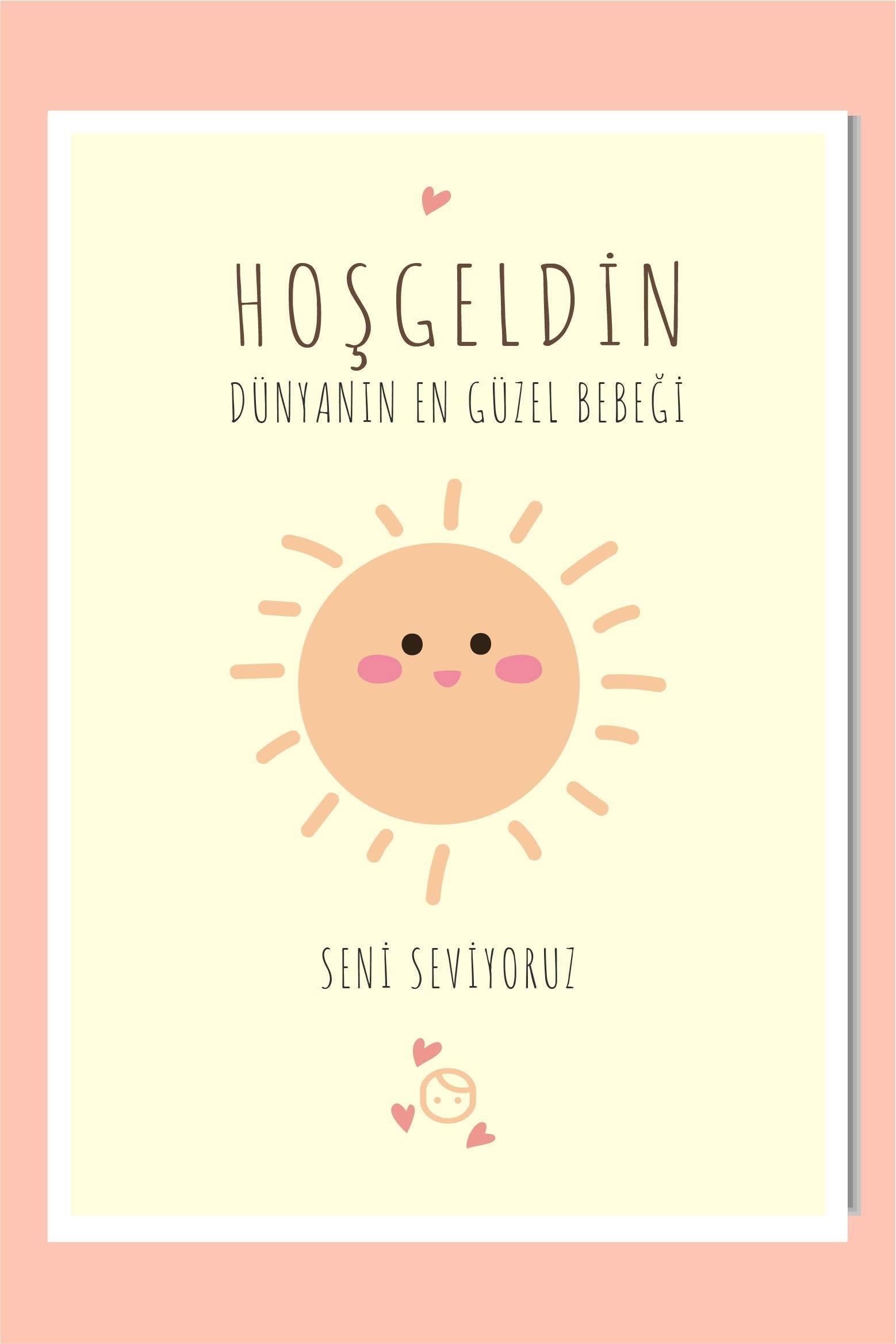 Güneş Hoşgeldin Hediye Kartı - Little Gusto - Hediye Kartı
