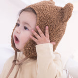 Wellsoft Ayıck Bebek Şapka ve Eldiven Seti