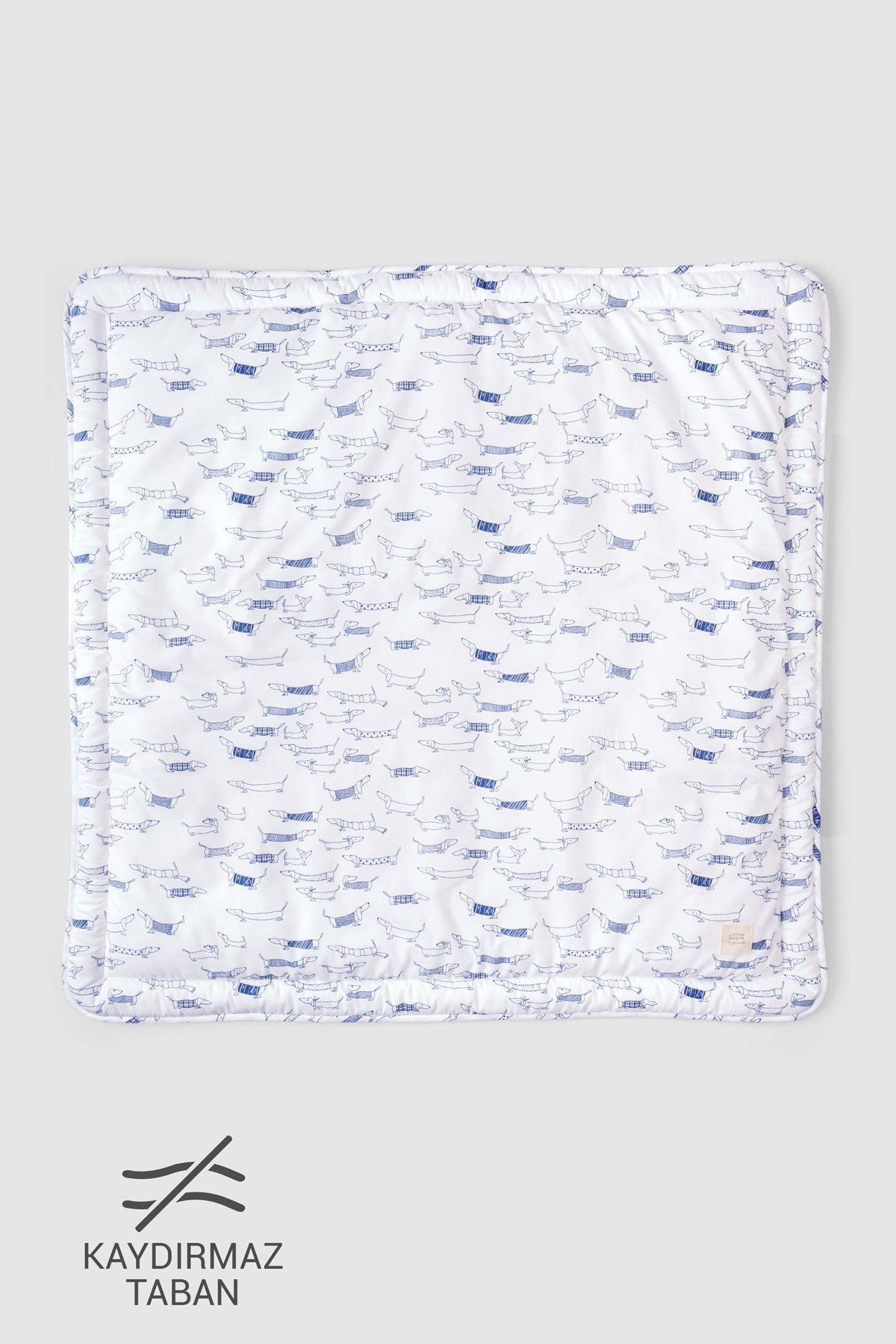 Kaydırmaz Tabanlı Kare Bebek Emekleme Minderi Paw 100x100 cm. - Little Gusto - Oyun Minderi