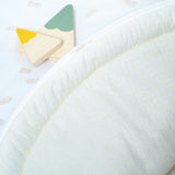 Kaydırmaz Tabanlı Yuvarlak Bebek Emekleme Minderi Feather 100x100 cm - Little Gusto - 