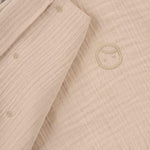 Kimono Kollu Çocuk Bluz Bej Organik Pamuk - Little Gusto - 