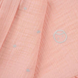 Kimono Kollu Çocuk Bluz Pembe Organik Pamuk - Little Gusto - 