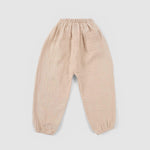 Müslin Pantolon Bej Organik Pamuk - Little Gusto - 