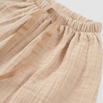 Müslin Pantolon Bej Organik Pamuk - Little Gusto - 