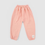 Müslin Pantolon Pembe Organik Pamuk - Little Gusto - Bebek Pantolon