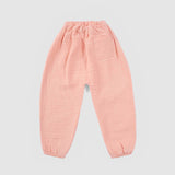 Müslin Pantolon Pembe Organik Pamuk - Little Gusto - 