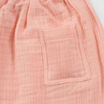 Müslin Pantolon Pembe Organik Pamuk - Little Gusto - 