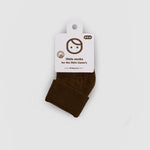 Organik Bebek Çorabı Kahve - Little Gusto - 
