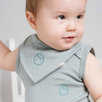 Organik Pamuk 3'lü Sıvı Geçirmez Born To Be Gusto Bandana Önlük Seti - Little Gusto - 