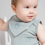 Organik Pamuk 3'lü Sıvı Geçirmez Born To Be Gusto Bandana Önlük Seti - Little Gusto - 