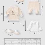 Organik Pamuk 5'li Playtime Hastane Çıkış Seti - Little Gusto - 