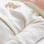 Organik Pamuk Bebe Yakalı Tulum Playtime Ayıcık Nakışlı - Little Gusto - 
