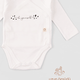 Organik Pamuk Bebek Body Zıbın Uzatma Aparatı - Little Gusto - 