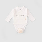 Organik Pamuk Bebek Body Zıbın Uzatma Aparatı - Little Gusto - 