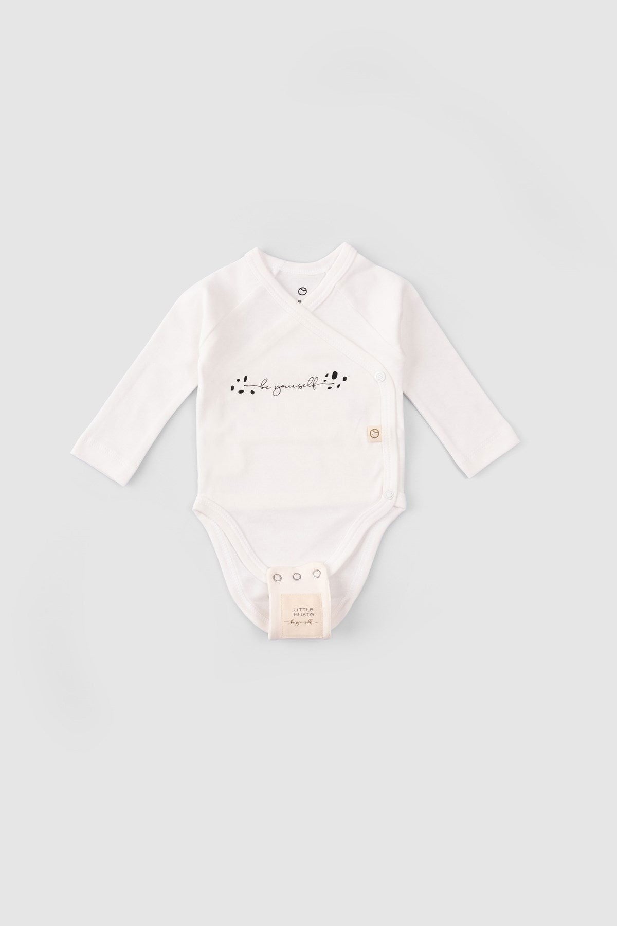 Organik Pamuk Bebek Body Zıbın Uzatma Aparatı - Little Gusto - 