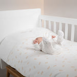 Organik Pamuk 100x150cm Feather Bebek Nevresim Yastık Seti - Little Gusto - 