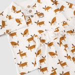 Organik Pamuk Bebek Pijama Takımı Deer - Little Gusto - 