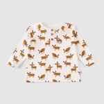 Organik Pamuk Bebek Pijama Takımı Deer - Little Gusto - 