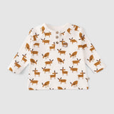 Organik Pamuk Bebek Pijama Takımı Deer - Little Gusto - 