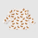 Organik Pamuk Bebek Pijama Takımı Deer - Little Gusto - 